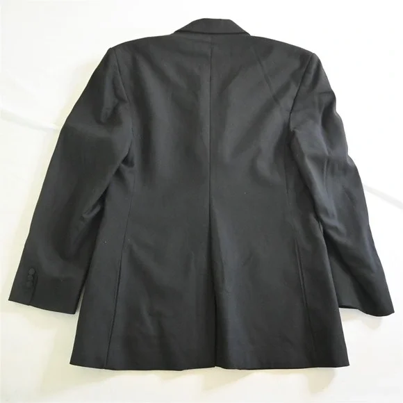 Bespoke Classic Fashion 38R 34x32 Black Mens Jacket Pants Tux Tuxedo